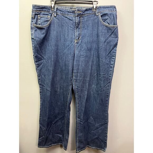 Nine West Jeans Womens plus size 22‎ denim straight leg - Picture 1 of 6